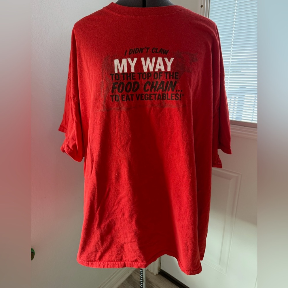 Gildan Red Graphic Men's T-Shirt